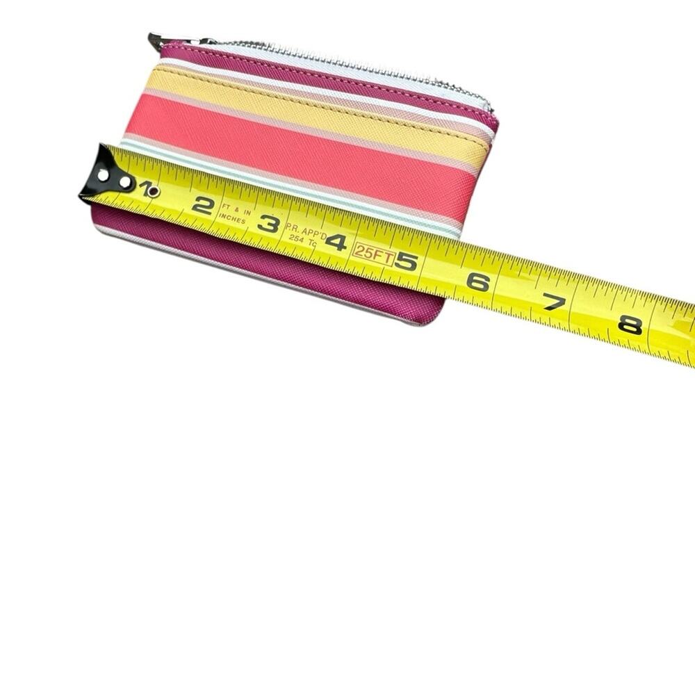 Colorful Striped Women's Card Wallet Key Chain EUC - Picture 7 of 7